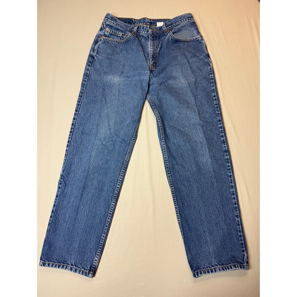 Mens Levi’s 550 Relaxed Fit 34x31 Blue Denim Jeans‎ Classic